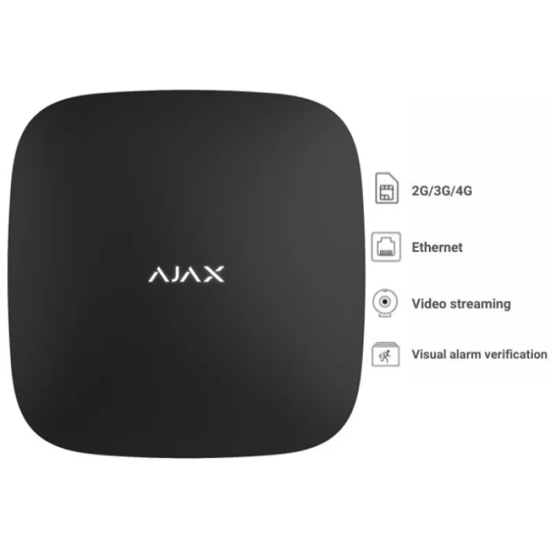 CENTRALA ALARMA WIRELESS AJAX 4G - NEAGRA
