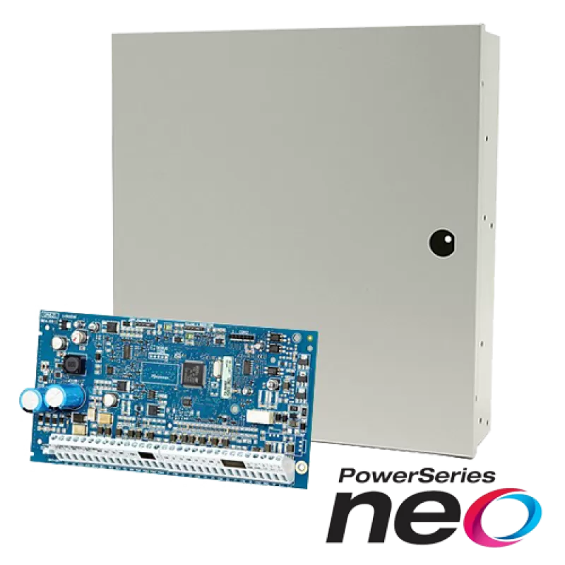 Centrala SERIA DSC POWER NEO 8 zone extensibila la 64 zone, 8 partitii - DSC HS2064NKE