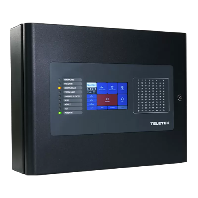 Centrala detectie incendiu adresabila  cu 1 bucla, extensibila la 4 bucle, 96 zone - TELETEK iRIS4(1-4) - imagine 1
