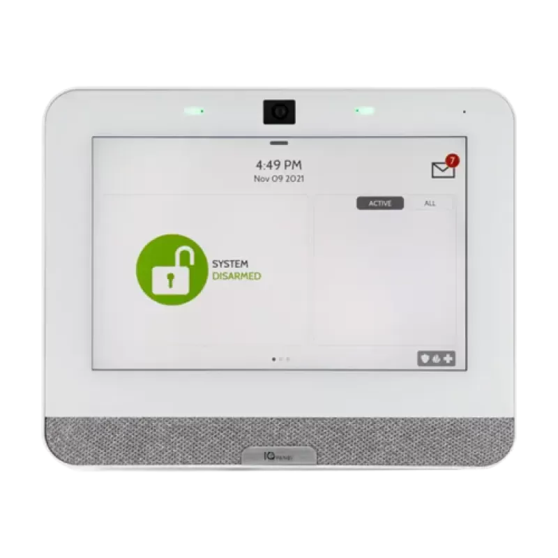 Centrala efractie wireless IQ Panel 4, PowerG, touch screen, capabilitate SmartHome, ADC - DSC IQP4015