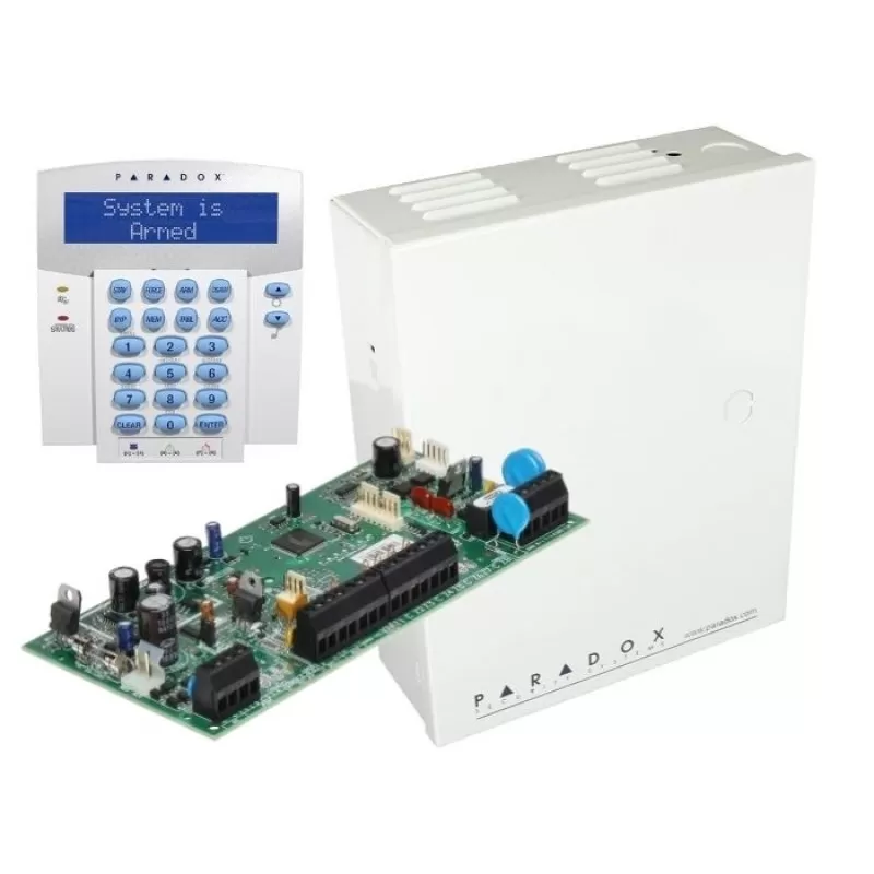 CENTRALA PARADOX SPECTRA + CUTIE SI TRAF + K32LX