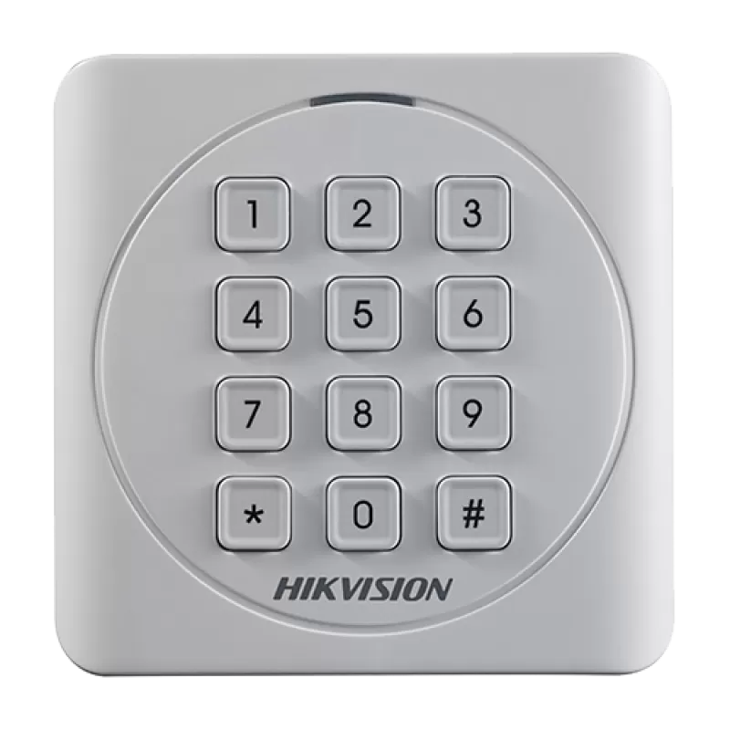 Cititor de proximitate RFID EM125Khz cu tastatura integrata - HIKVISION DS-K1801EK - imagine 1