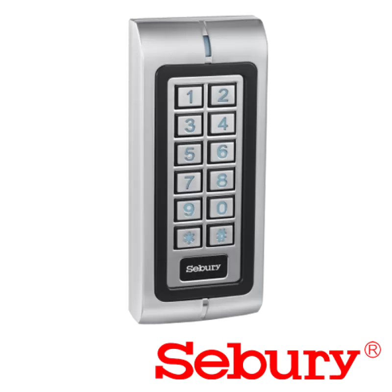 Cititor/Controler stand-alone cu tastatura si cititor card, antivandal - SEBURY SEB-W1-B