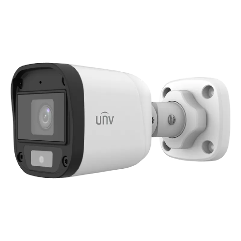 ColorHunter - Camera AnalogHD 2MP, lentila 2.8mm, WL 20m, TVI/AHD/CVI/CVBS, Mic., IP67 - UNV UAC-B112-AF28-W