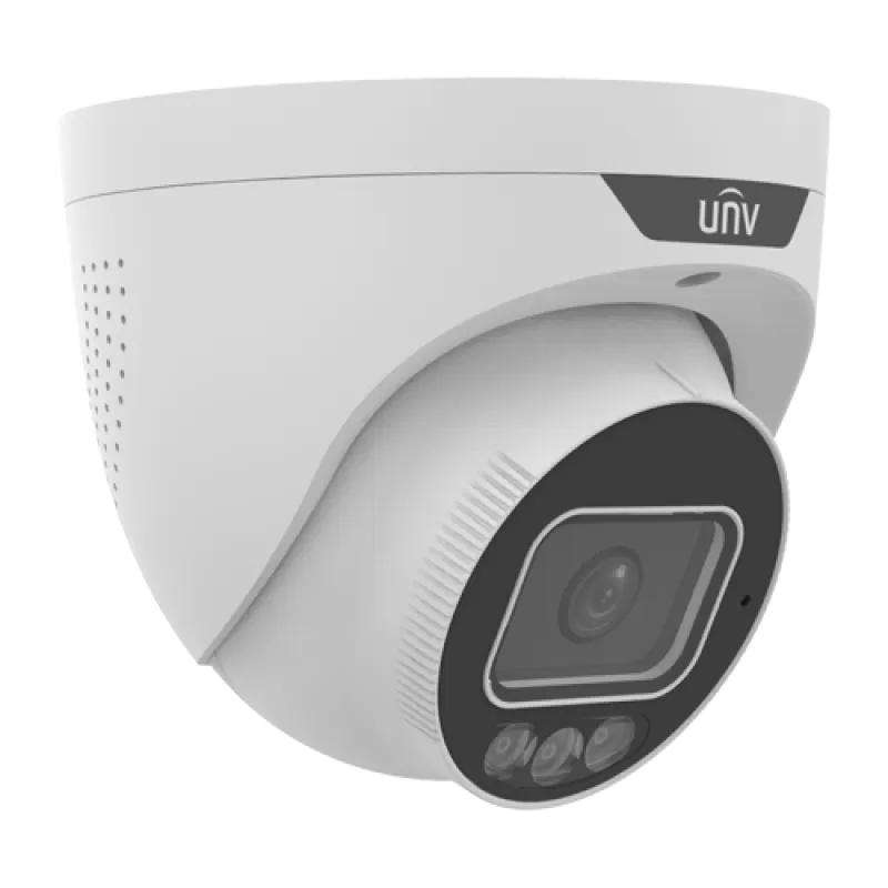 ColorHunter - Camera IP, 8MP, lentila 2.8mm, IR 30m, WL 30m,  Audio, Alarma, PoE - UNV IPC3638SS-ADF28KMC-I1 - imagine 1