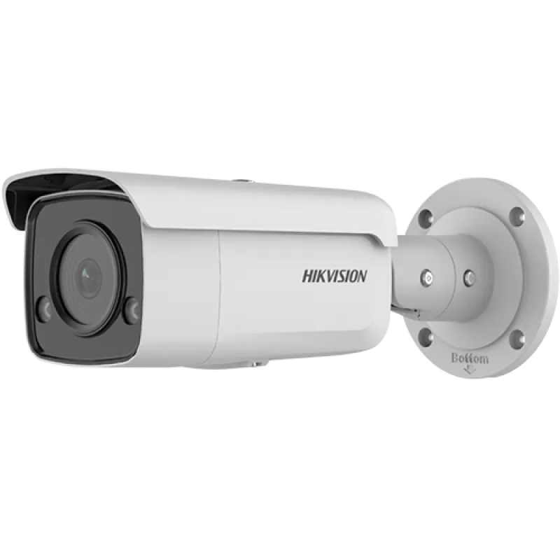 ColorVu - Camera IP 4.0 MP, lentila 4mm, lumina alba 60m, SDcard, VCA - HIKVISION DS-2CD2T47G2-L-4mm - imagine 1