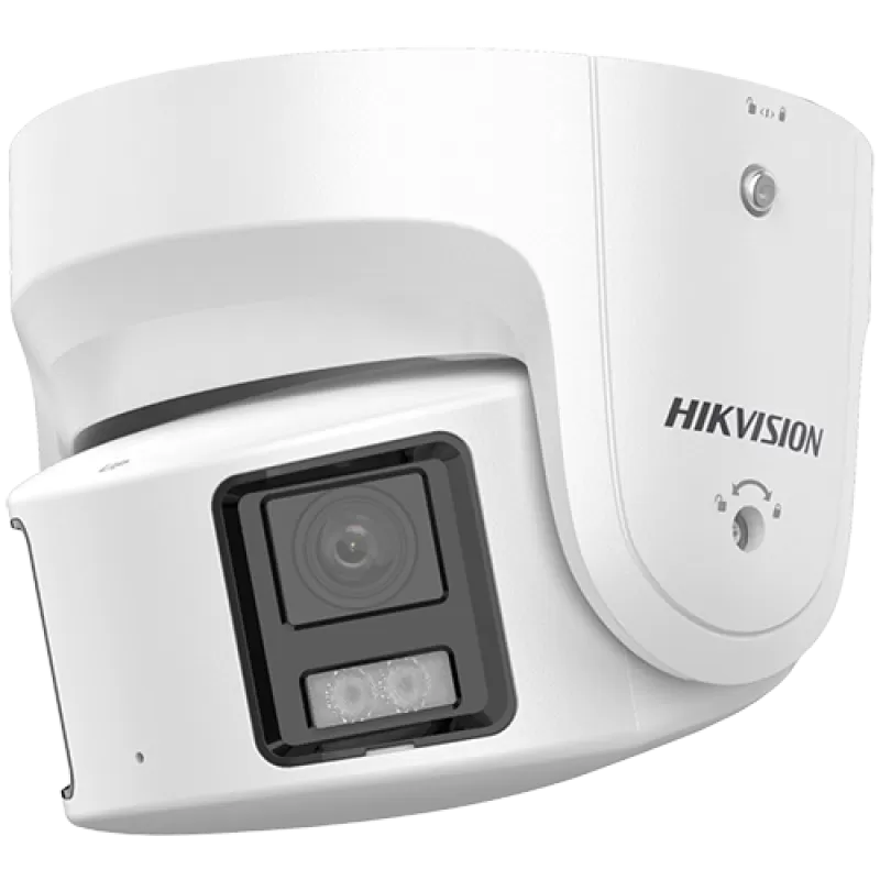 ColorVu - Camera IP 4K, Panoramic view 180gr., WL 30m, Audio - Hikvision DS-2CD2387G2P-LSU-SL-4mm