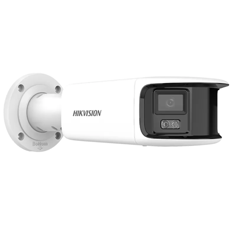 ColorVu - Camera IP 8MP, Panoramic view 180gr., WL 40m, Audio - Hikvision DS-2CD2T87G2P-LSU-SL-4mm - imagine 2