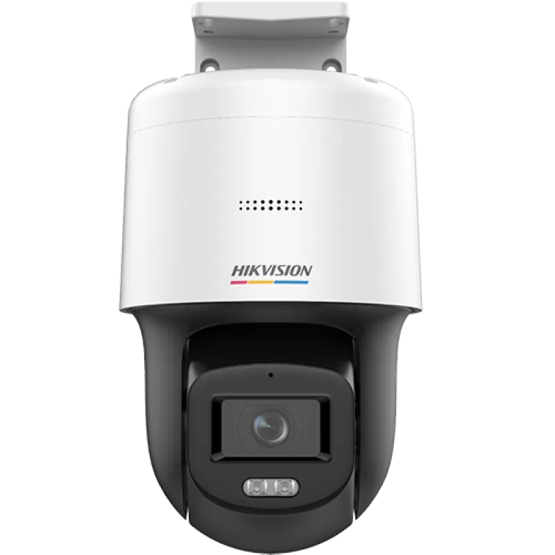 ColorVu - Camera miniPT, IP, 2MP, lentila 2.8mm, WL 30m, Audio, PoE, IP66 - HIKVISION DS-2DE2C200SCG-E(F0) - imagine 1