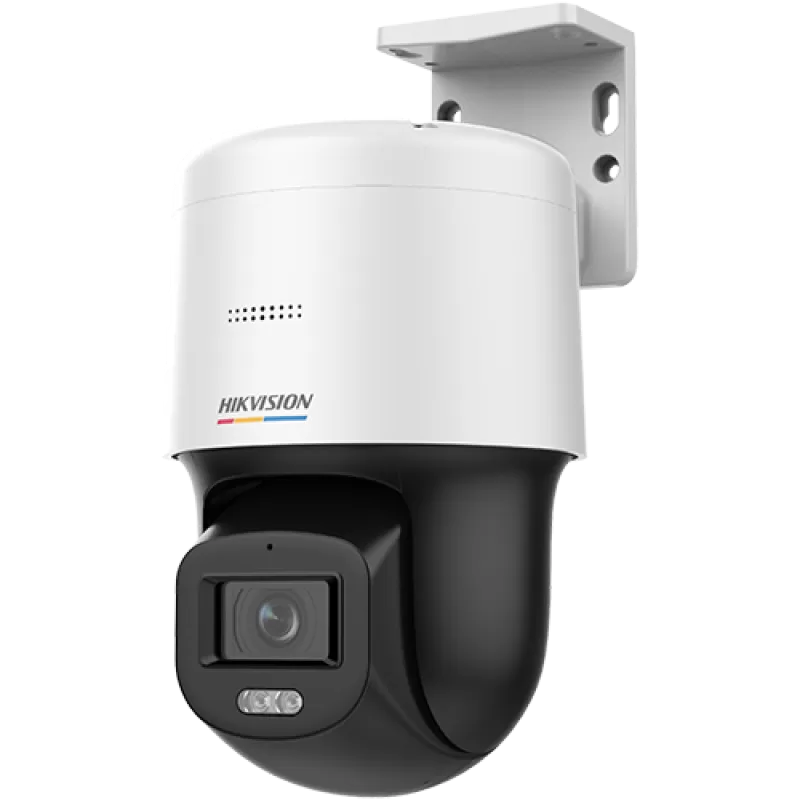 ColorVu - Camera miniPT, IP, 2MP, lentila 2.8mm, WL 30m, Audio, PoE, IP66 - HIKVISION DS-2DE2C200SCG-E(F0) - imagine 2
