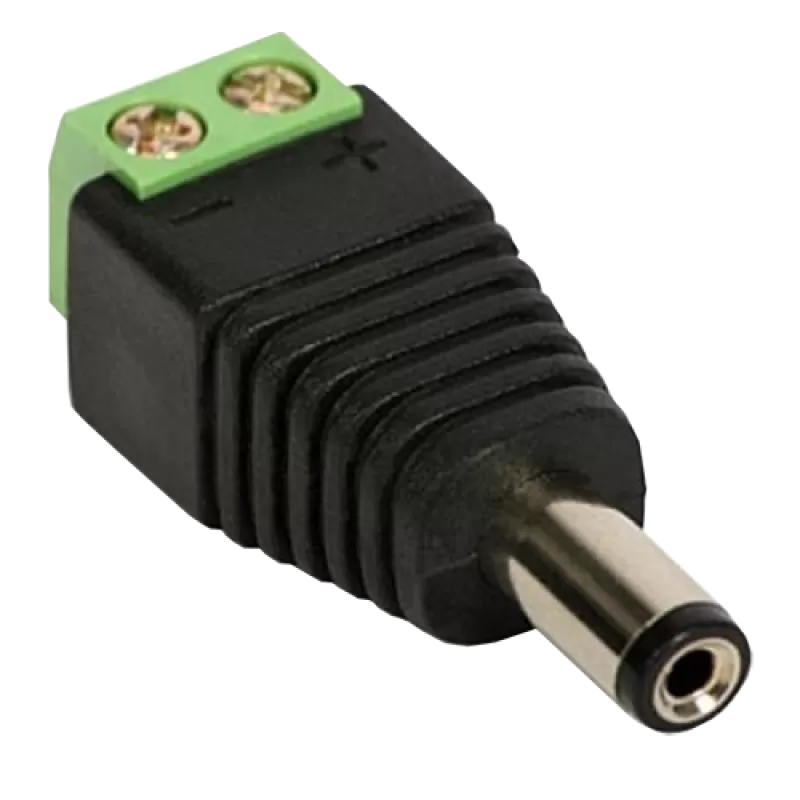 Conector de alimentare tata, 12V, cu surub SDC-CAT