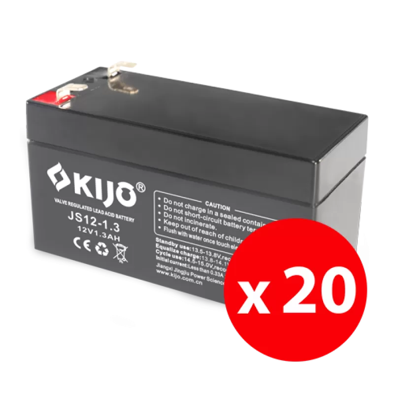 Cutie 20 acumulatori JS12-1.3 - KIJO JS12-1.3-BAX