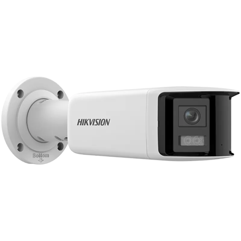 DarkFighter, AcuSense - Camera IP, 4MP, Panoramic view 180Â°, lentila 2.8mm, IR 40m, Audio, Alarma, PoE, IP67 - HIKVISION DS-2CD2T46G2P-ISU-SL-2.8mm