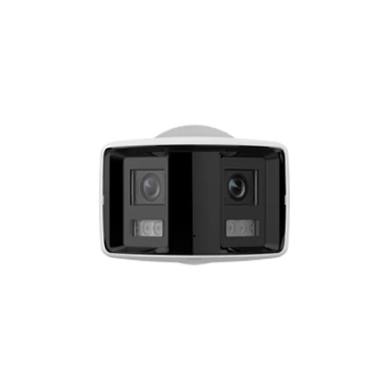 DarkFighter, AcuSense - Camera IP, 4MP, Panoramic view 180Â°, lentila 2.8mm, IR 40m, Audio, Alarma, PoE, IP67 - HIKVISION DS-2CD2T46G2P-ISU-SL-2.8mm - imagine 1