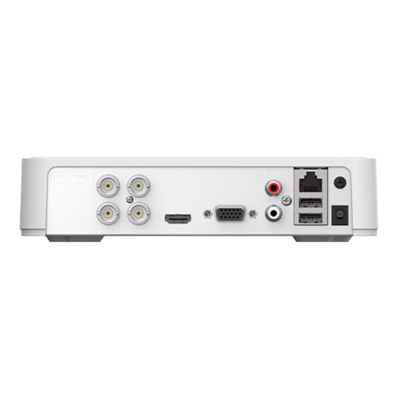 Deep Learning - DVR 4 ch. video 2MP lite + 1 ch. IP max. 2MP, AUDIO 'over coaxial', 1U - HIKVISION DS-7104HGHI-M1-T - imagine 2