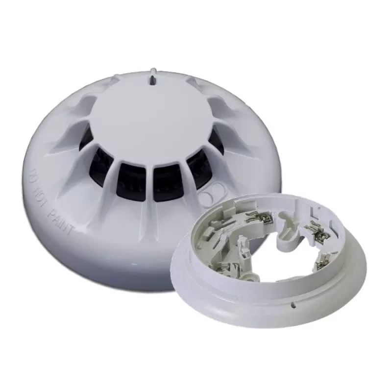 DETECTOR DE FUM SI TEMPERATURA + SOCLU