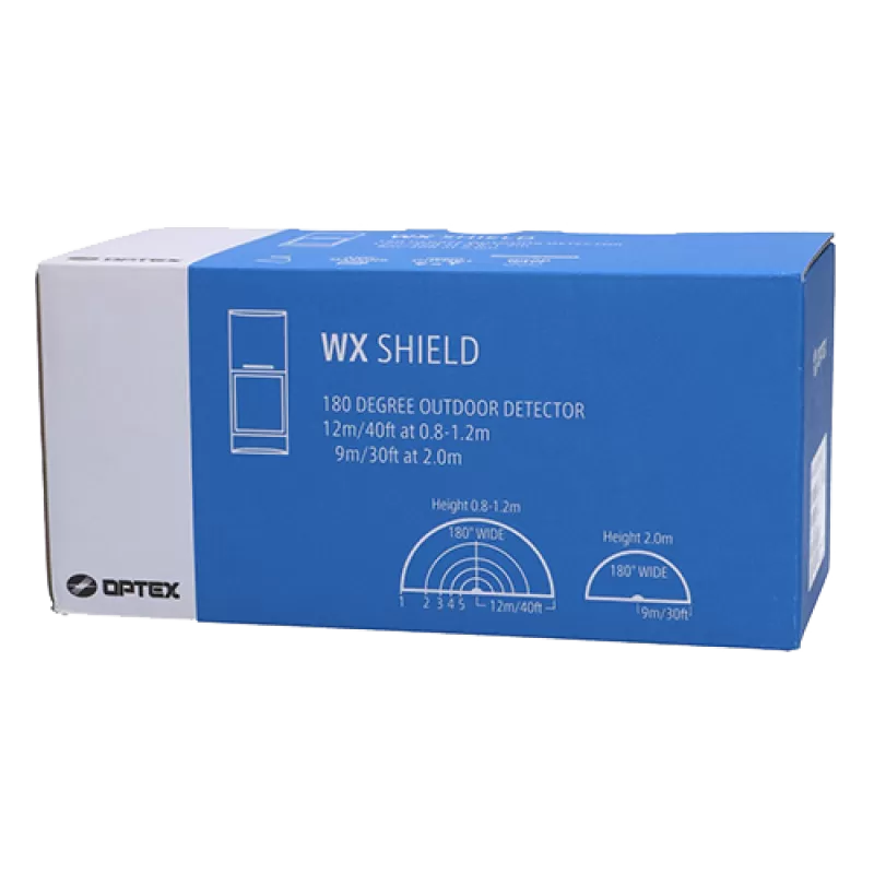 Detector de miscare PIR exterior, 12-19m, 180Â°, quad cu anti-masking, baterii - OPTEX WXS-RAM - imagine 2