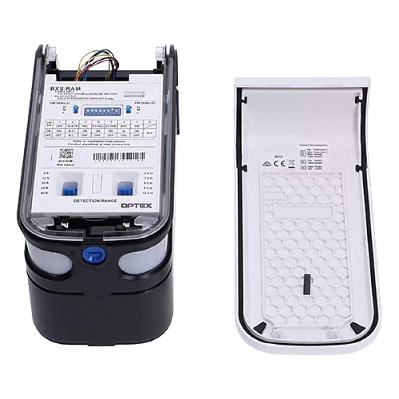 Detector de miscare PIR exterior, quad narrow cu anti-masking, baterii - OPTEX BXS-RAM - imagine 1