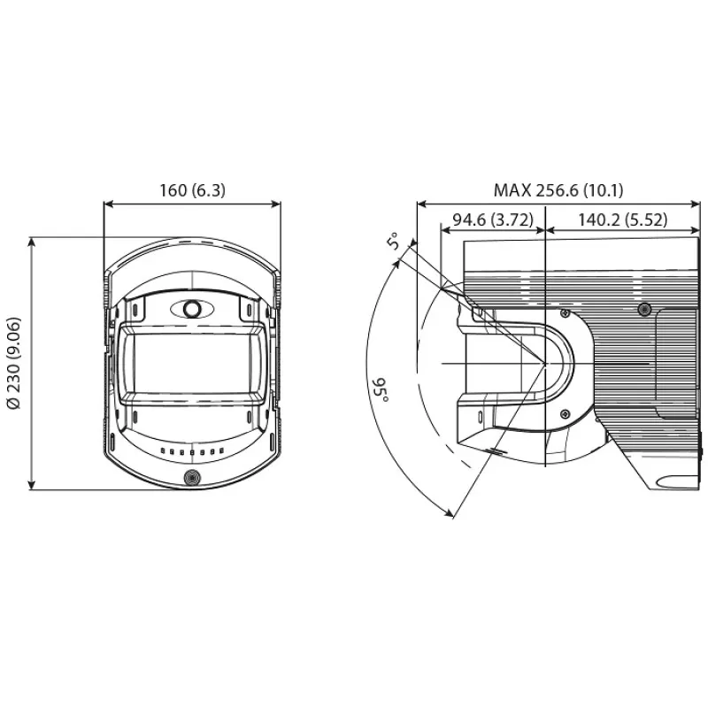 DETECTOR LASER REDSCAN CU CAMERA, DETECTIE 30X60 M - imagine 2