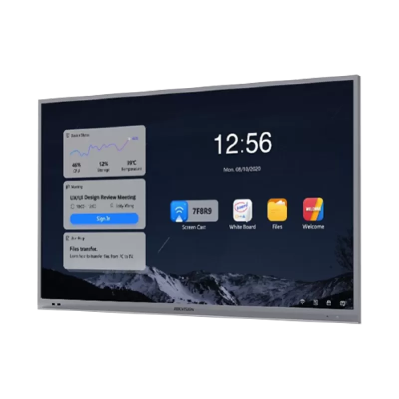 Display interactiv 75', 4K, touch screen, Android, Bluetooth, Wi-Fi - HIKVISION DS-D5B75RB-C - imagine 1