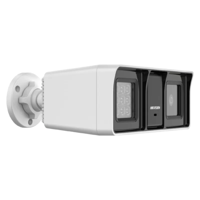 Dual Light - Camera analog 2MP, lentila 2.8mm, IR 60m, WL 60m, TVI/AHD/CVI/CVBS, Mic. - HIKVISION DS-2CE18D0T-LFS-2.8mm - imagine 1