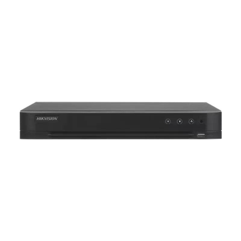 DVR AcuSense, 4 ch analog max. 4K+ 4 ch IP max. 4K, Alarma I/O - HIKVISION iDS-7204HTHI-M1-S(4A+4/1ALM) - imagine 1