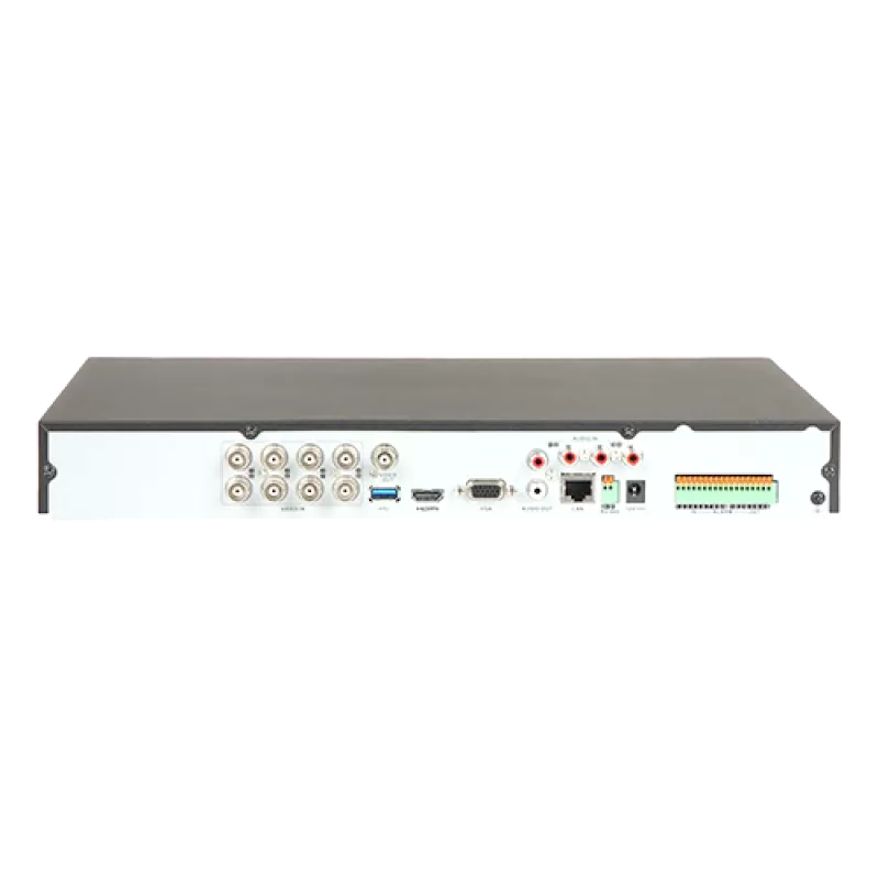 DVR AcuSense 8 ch. video 8MP, Analiza video, AUDIO 'over coaxial', Alarma 8/4 - HIKVISION iDS-7208HUHI-M2-SA - imagine 1