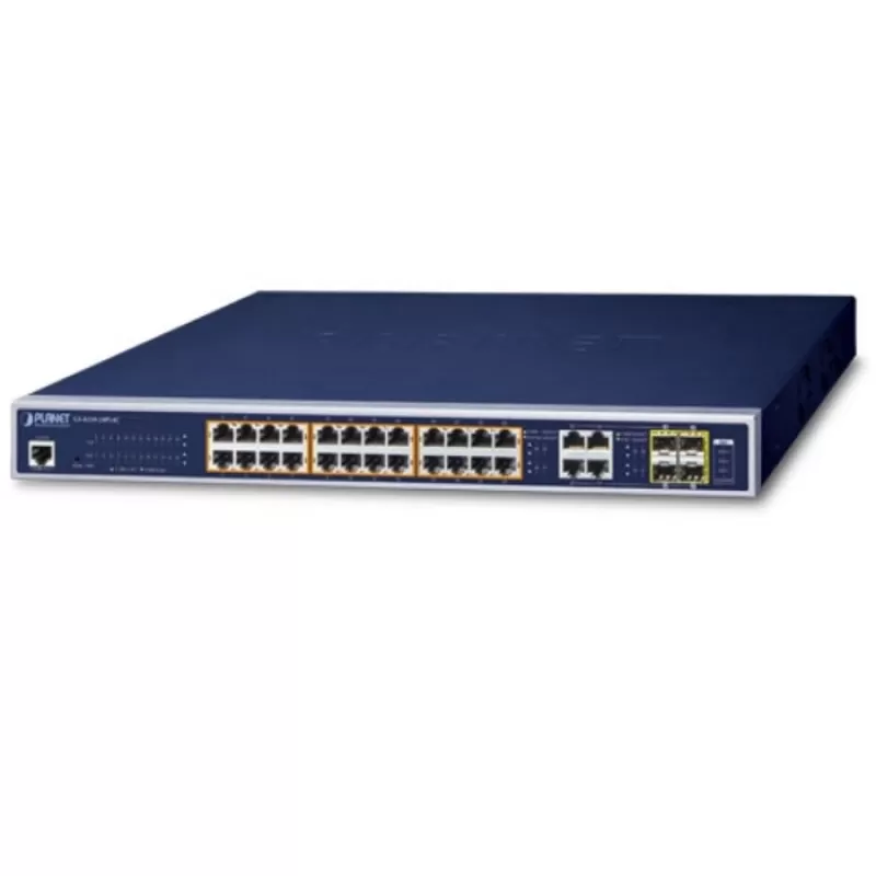 (G:6L) SWITCH 24-PORT 10/100/1000T POE + 4 PORT
