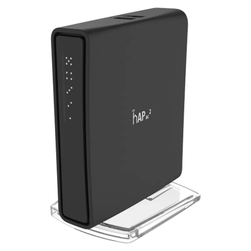 hAP acÂ², 5 x Gigabit, 802.11b/g/n 2.4Ghz, 802.11an/ac 5GHz, USB - MikroTik RBD52G-5HacD2HnD-TC - imagine 1