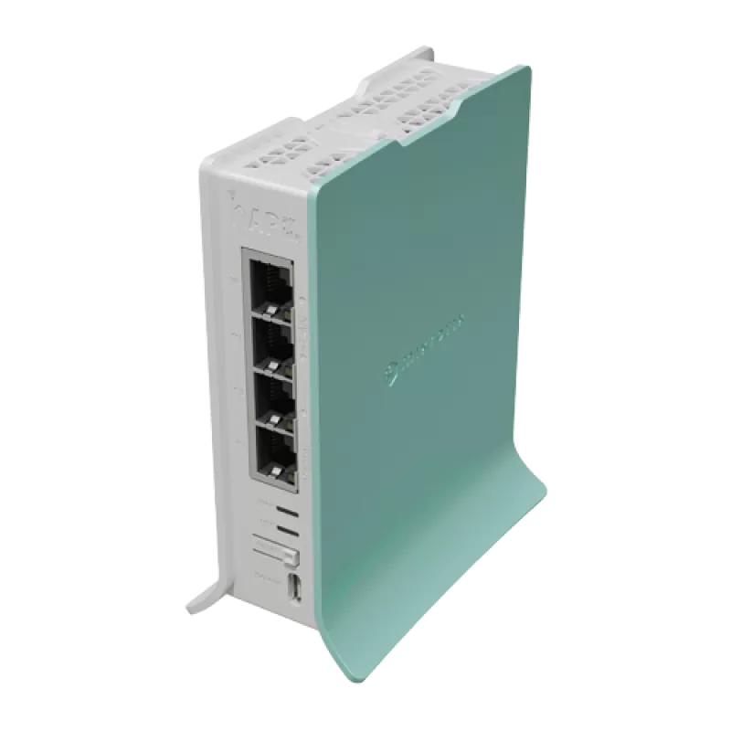 hAP ax lite, RouterOS licenta 4, 4 x Gigabit, NAND, 2.4GHz, USB type C - MikroTik L41G-2axD - imagine 1