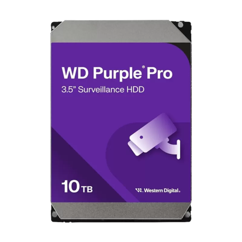 Hard disk 10TB - Western Digital PURPLE PRO AI WD102PURP