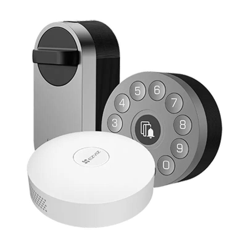 Yala inteligenta cu tastatura multifunctionala si Home Gateway - EZVIZ CS-DL01S-DL01CP-A3