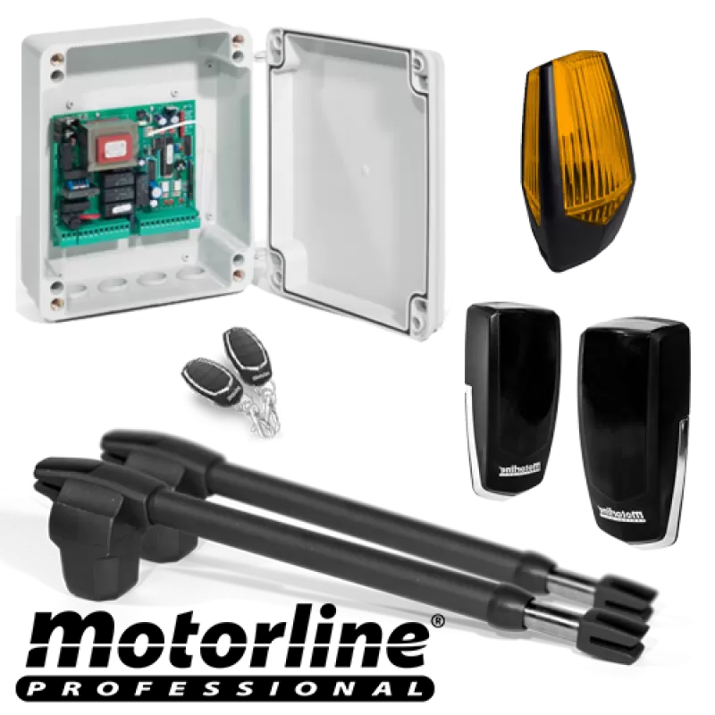 Kit automatizare poarta batanta 2x2.5m -MOTORLINE LINCE300-KIT
