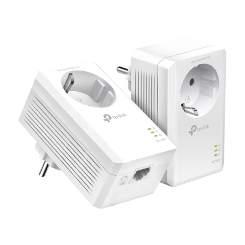 Kit Powerline AV1000, Passthrough, 1 x RJ45 Gigabit - TP-Link TL-PA7017PKIT