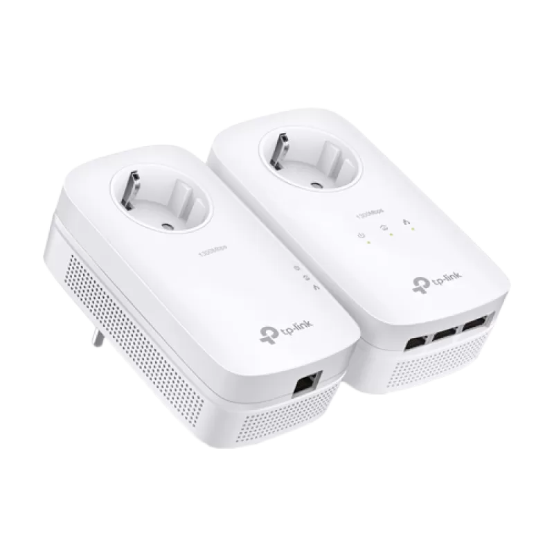 Kit Powerline AV1300, Passthrough, 3 x RJ45 Gigabit - TP-Link TL-PA8033PKIT