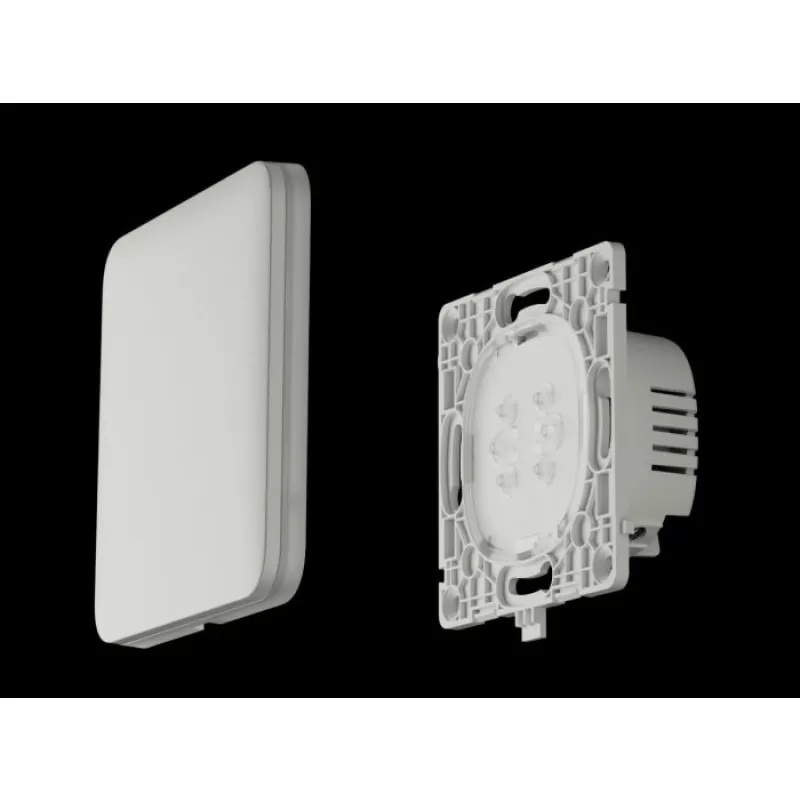 LIGHTCORE 1-GANG + SOLOBUTTON 1-GANG/2-WAY (WHT) - imagine 1