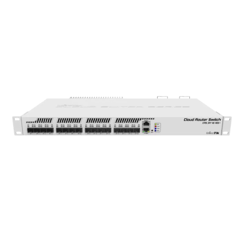 Management Switch 16 x SFP+ 10Gbps, 1 x Gigabit - Mikrotik CRS317-1G-16S+RM