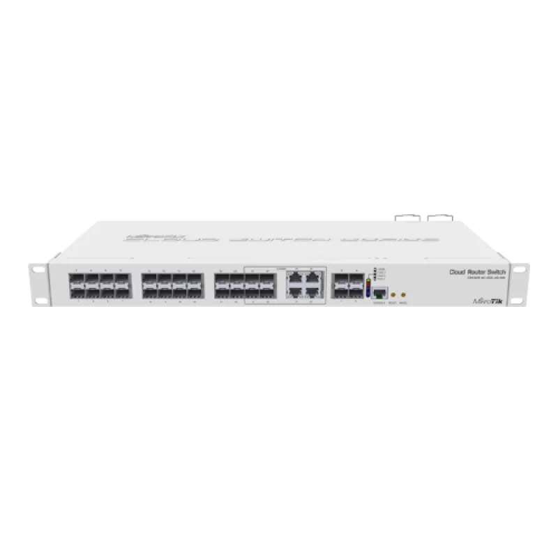 Management Switch 20 x SFP, 4 x SFP+, 4 x Combo (Gigabit sau SFP) - Mikrotik CRS328-4C-20S-4S+RM