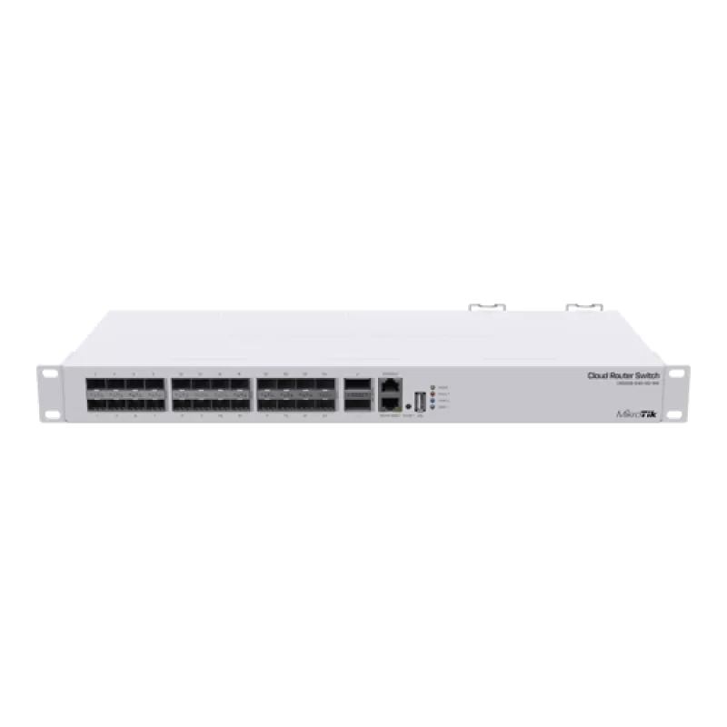 Management Switch 24 x SFP+ 10Gbps, 2 x QSFP+ 40Gbps - Mikrotik CRS326-24S+2Q+RM