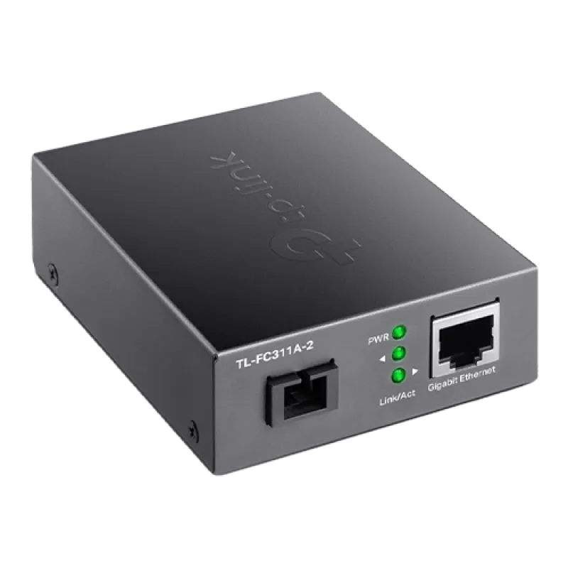 Media Convertor Gigabit WDM, SC, single-mode, 2 Km, TX 1550nm / RX 1310nm - TP-Link Omada FC311A-2 - imagine 1