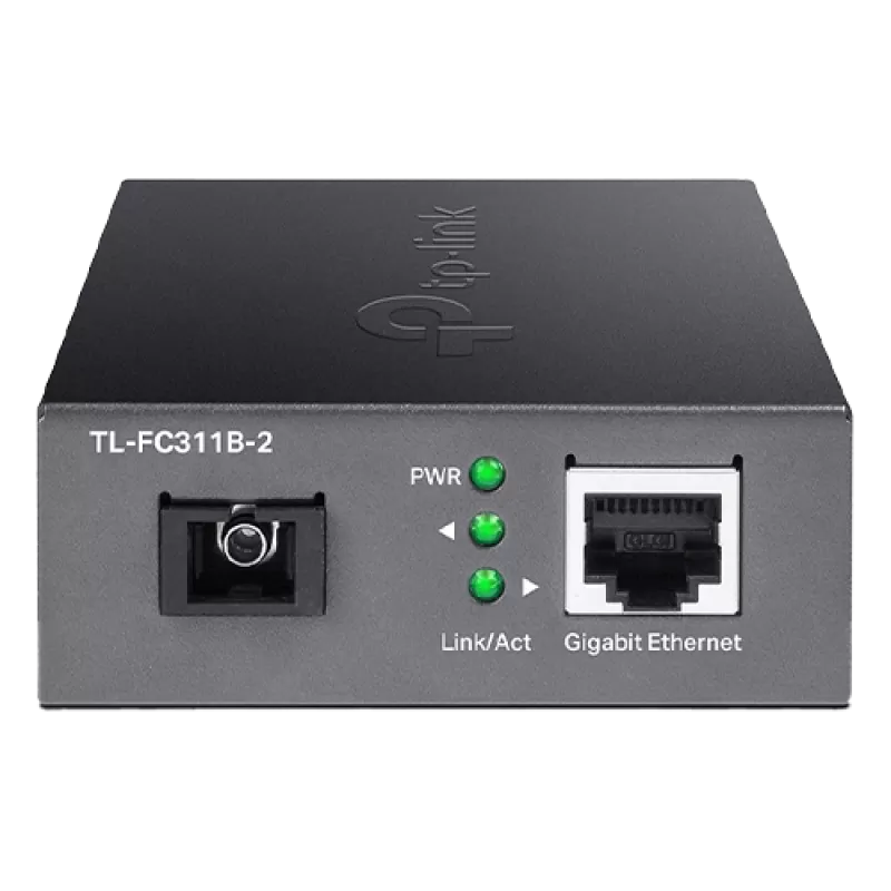 Media Convertor Gigabit WDM, SC, single-mode, 2 Km, TX 1310nm / RX 1550nm - TP-Link Omada FC311B-2 - imagine 2