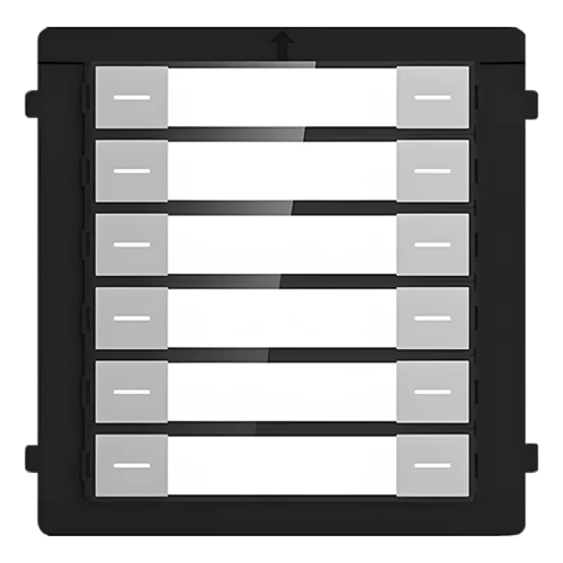 Modul extensie afisaj 12 familii pentru Interfon modular - HIKVISION DS-KD-K12 - imagine 1