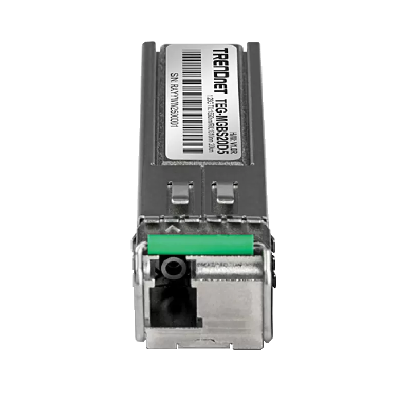 Modul SFP Dual Wavelength Single-Mode Simplex LC, 1.25G, RX:1310nm/TX:1550nm, 20Km - TRENDnet TEG-MGBS20D5 - imagine 1