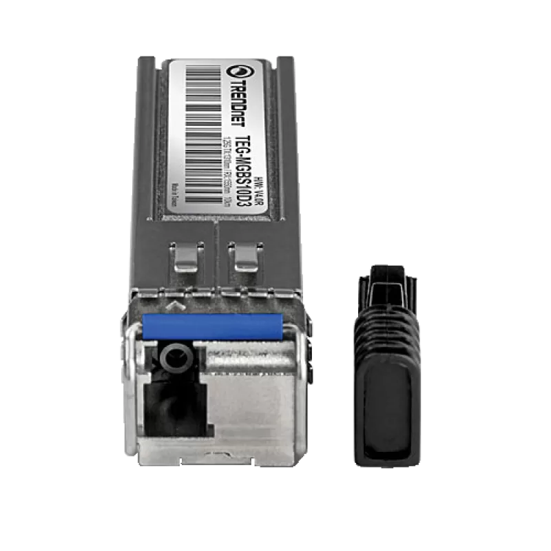 Modul SFP Dual Wavelength Single-Mode Simplex LC, 1.25G, TX:1310nm/RX:1550nm, 10Km - TRENDnet TEG-MGBS10D3 - imagine 1