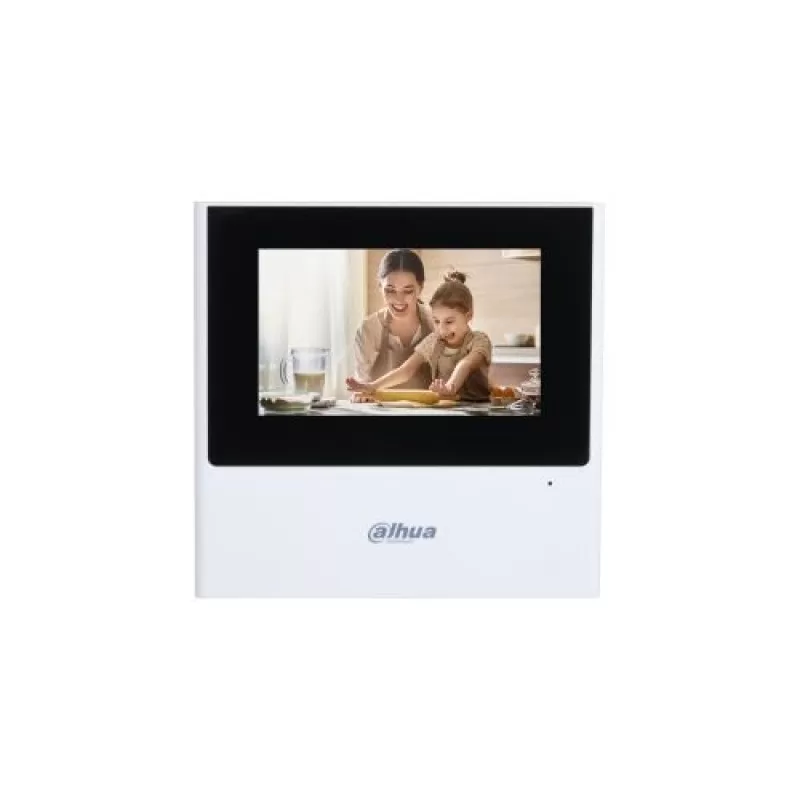 Monitor videointerfon Dahua VTH2611L-WP Post interior videointerfon 4.3 TFT capacitive touchscreen ,wi-fi,Poe,rezolutie 480 x 272