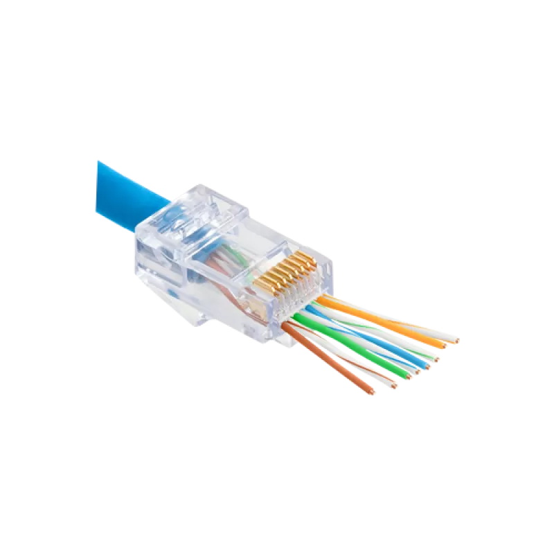 Mufa RJ-45 UTP Cat.5e EZ Passthrough (100 buc) RJ45-CAT5-EZ