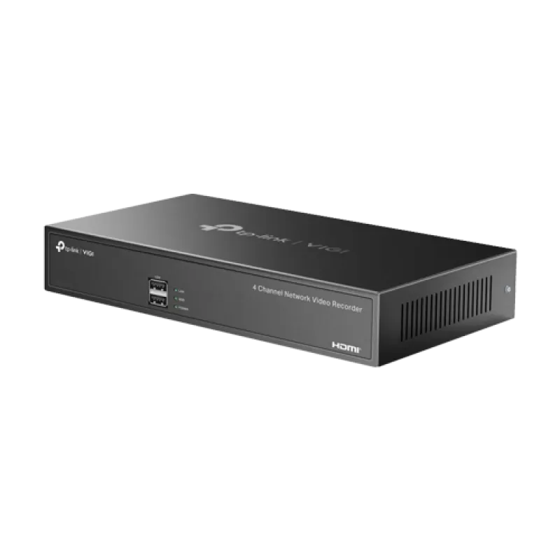NVR 4K, 4 canale max. 8MP, Audio IN/OUT, 1 x SATA - TP-Link VIGI VIGINVR1004H - imagine 2
