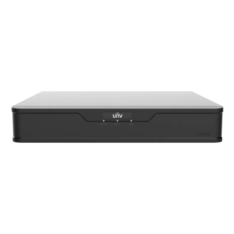  NVR 4K, 8 canale, max. 12MP, 1U - UNV NVR301-08B-IQ