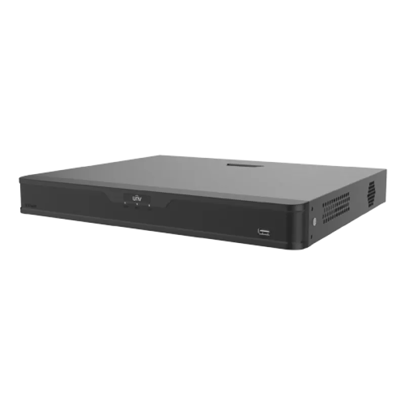NVR 4K, Easy, 16 canale, max. 12MP, Analiza video, 1U - UNV NVR302-16B-IQ - imagine 1