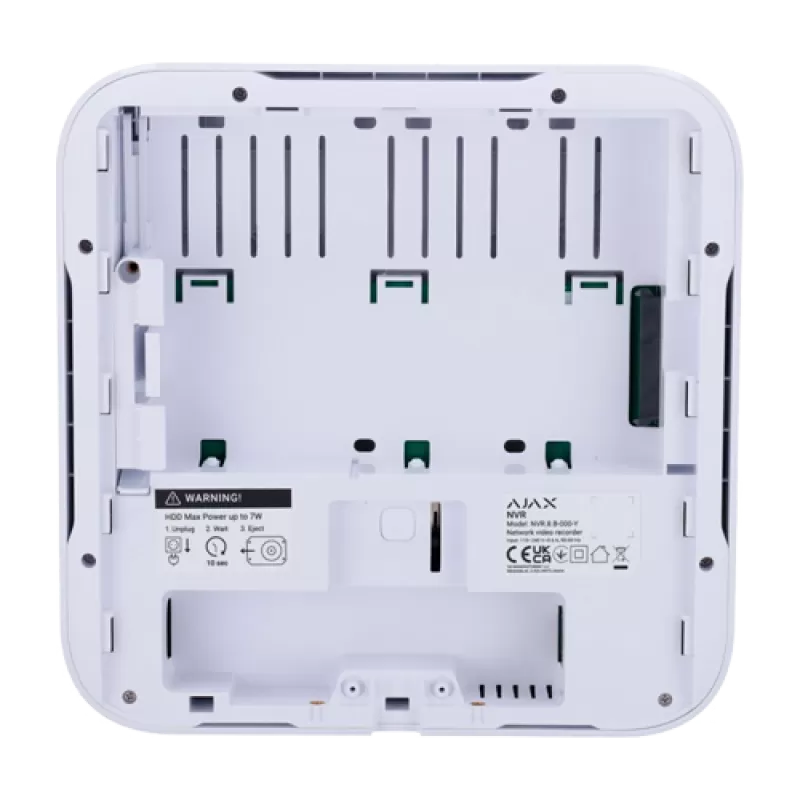 NVR 8 canale, ethernet, alb - AJAX NVR08(W)-70936 - imagine 1